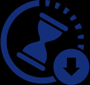 Icon representing minimal risk and downtime during Sparx Architecture Platform deployment with Malaysia support
