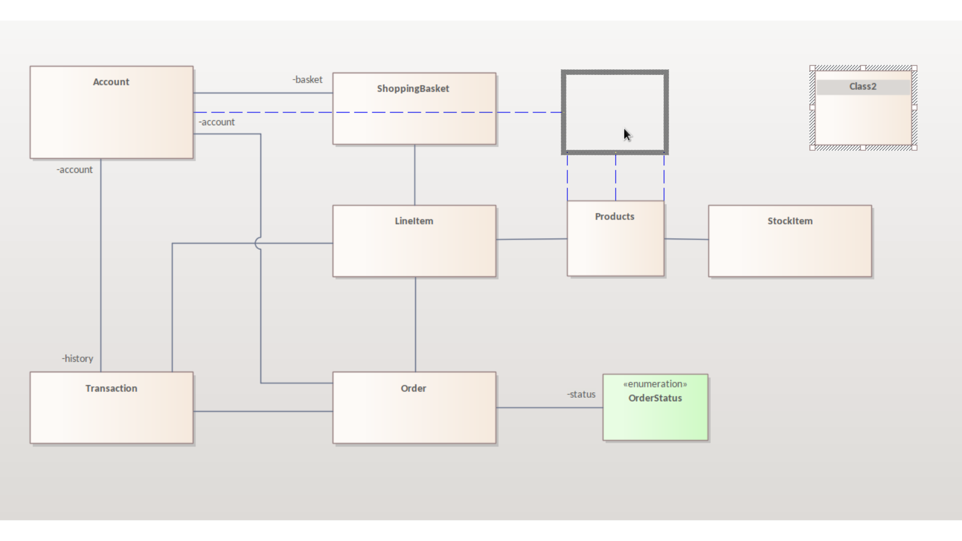 diagram smart placements and guidelines in sparx enterprise architect 17