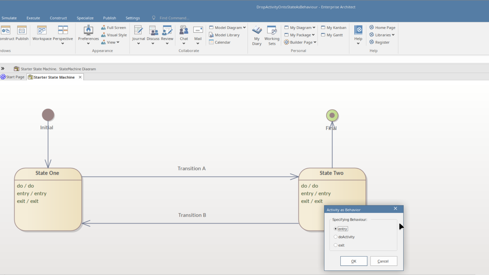 sparx enterprise architect sparx ea 17 drag and drop features